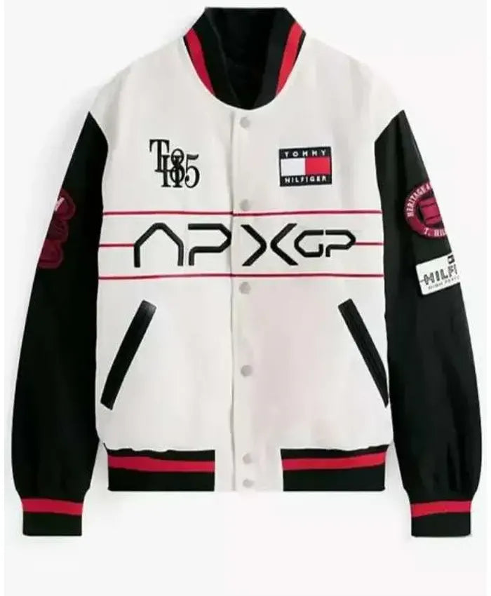 F1 Movie Damson Idris Racing Varsity Jacket