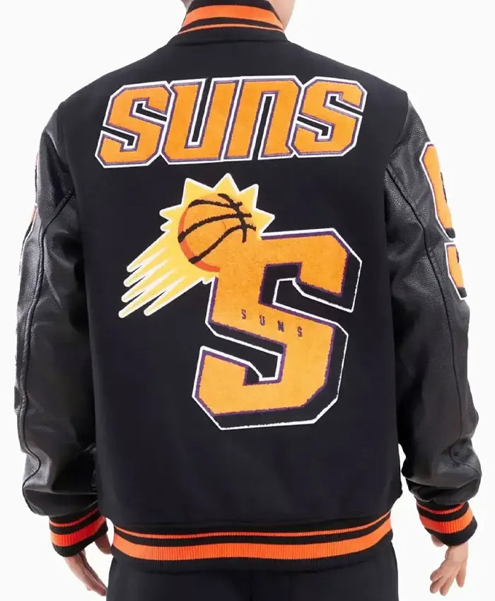 NBA Phoenix Suns Mashup Logo Varsity Jacket