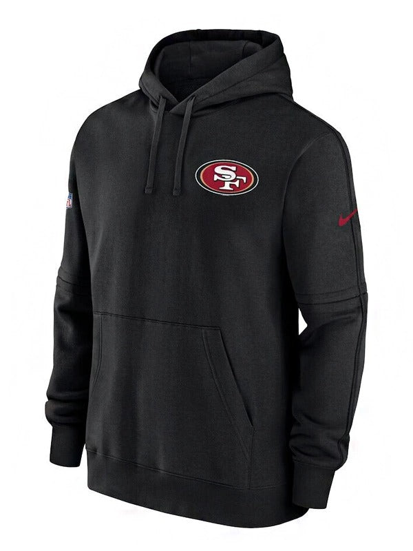 Kyle Shanahan 49ers Black Hoodie Recreated Edition