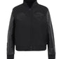 NY Knicks Triple Black Varsity Wool Leather Jacket