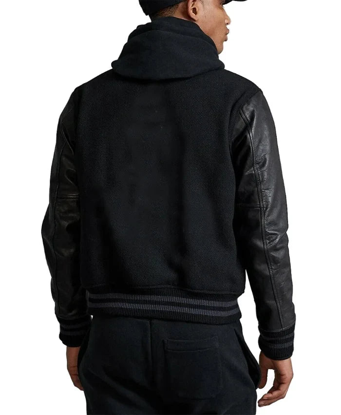 NY Yankees Baseball Black Bomber Jacket
