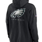 Philadelphia Eagles Black Sideline Club Pullover Hoodie (Recreated Edition)