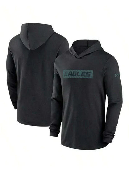 Philadelphia Eagles Sideline Hoodie Long Sleeve T-Shirt (Recreated Edition)