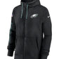 Recreation – Philadelphia Eagles Black Sideline Club Full-Zip Hoodie (Recreated Edition)