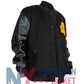 Notre Dame Rudy Irish Black Varsity Bomber Jacket