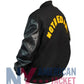 Notre Dame Rudy Irish Black Varsity Bomber Jacket