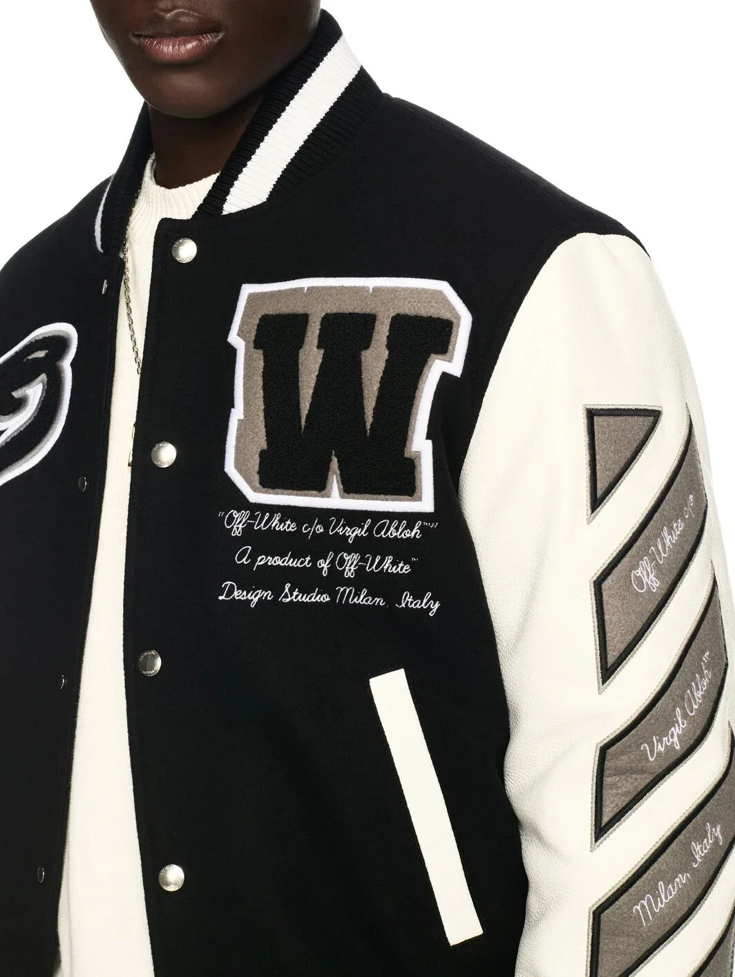 Off White Varsity Jacket – Recreated Edition