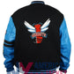 Delaware State Ole Skool Blue Letterman Jacket