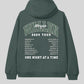 Morgan Wallen One Night At A Time Green Tour Hoodie Recreated Edition