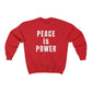 Peace is Power Sweatshirt Recreated Edition