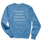 Peace is Power Sweatshirt Recreated Edition