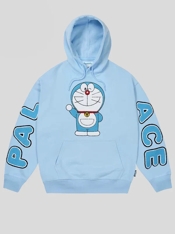 Palace x Doraemon Hoodie – Streetwear Meets Playful Nostalgia Recreated Edition