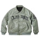 Palace x Avirex Grey Varsity Jacket