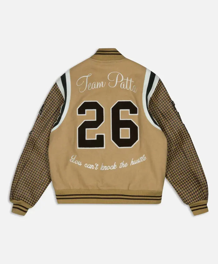 Patta Athletic Houndstooth Varsity Jacket
