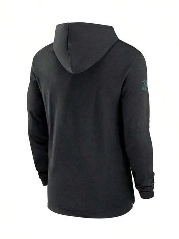 Philadelphia Eagles Sideline Hoodie Long Sleeve T-Shirt (Recreated Edition)