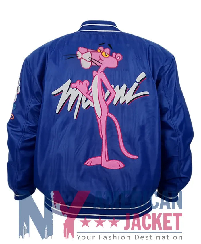 1963 Pink Panther Miami Blue Varsity Jacket