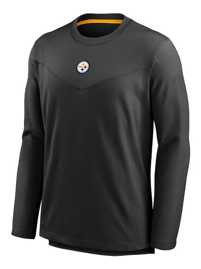 Mike Tomlin Steelers Black Sweatshirt Recreated Edition