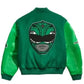 Power Rangers Green Varsity Jacket