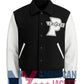 Providence College Friars 90s Black And White Varsity Jacket