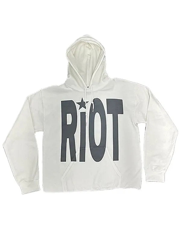 Riot Oversized Hoodie – Bold Streetwear Pullover (Recreated Edition)