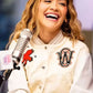 Rita Ora Elvis Duran Show Varsity Jacket