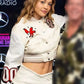 Rita Ora Elvis Duran Show Varsity Jacket