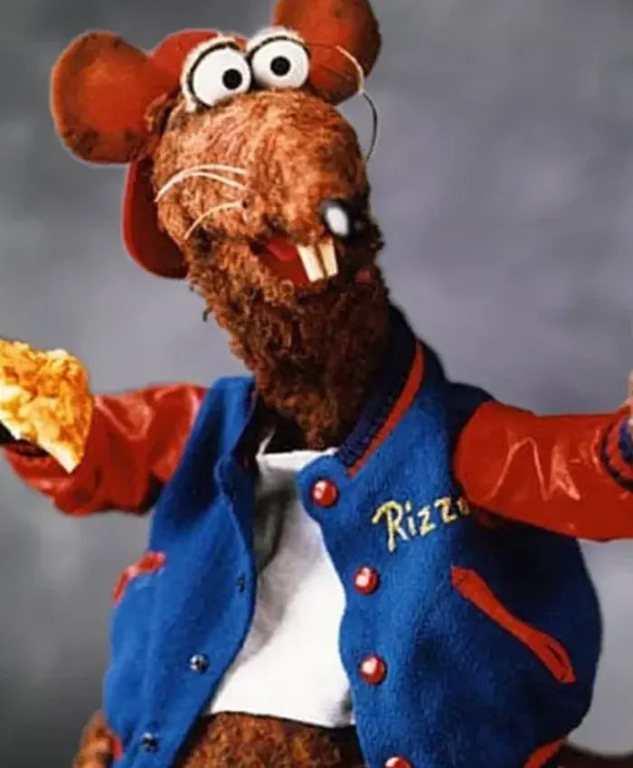 The Muppets Rizzo the Rat Varsity Jacket