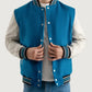 Roderick Sky Blue and White Varsity Letterman Jacket