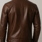 Ronnie Leather Brown Jacket – Men Leather Jacket Brown