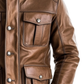 Rowan Leather Brown Jacket – Men Leather Jacket Brown
