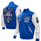 Hampton Pirates Homecoming Blue Varsity Jacket