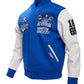 Hampton Pirates Homecoming Blue Varsity Jacket