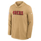 San Francisco 49ers Sideline Performance Long Sleeve Hoodie T-Shirt (Recreated Edition)