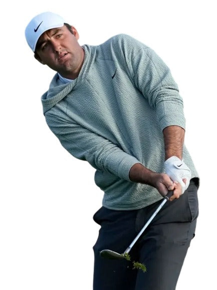 Scottie Scheffler Nike Golf Hoodie – Grey and White Pullover (Recreated Edition)