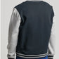 Sean Men Black and Grey Baseball Jacket