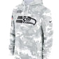 2024 Seattle Seahawks Arctic Camo Salute to Service Hoodie Recreated Edition