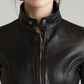 Sienna Leather Black Jacket – Women’s Leather Jacket (Black)