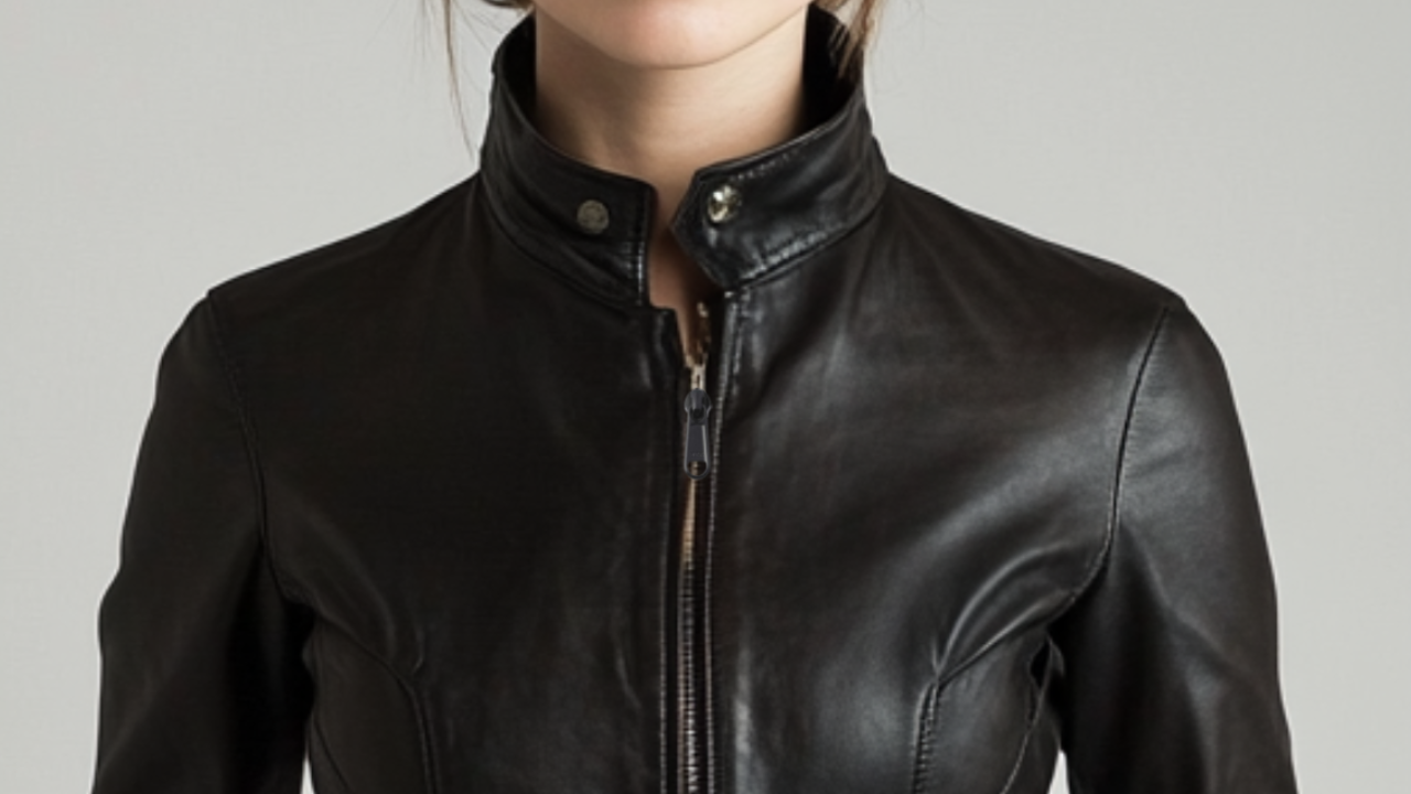 Sienna Leather Black Jacket – Women’s Leather Jacket (Black)