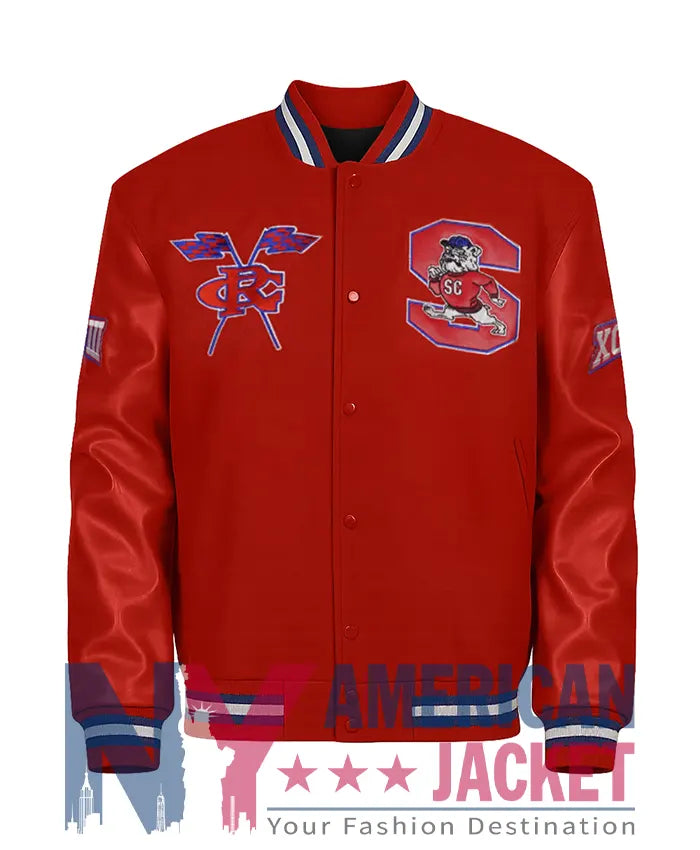 South Carolina State University Red Varsity Jacket