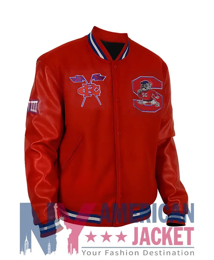 South Carolina State University Red Varsity Jacket
