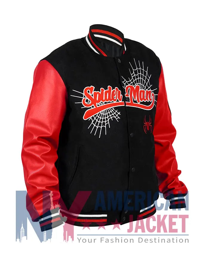 Spider-Man: Across the Spider-Verse Miles Morales Varsity Jacket