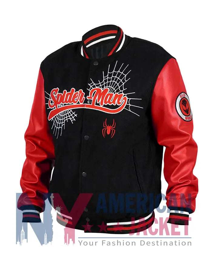 Spider-Man: Across the Spider-Verse Miles Morales Varsity Jacket