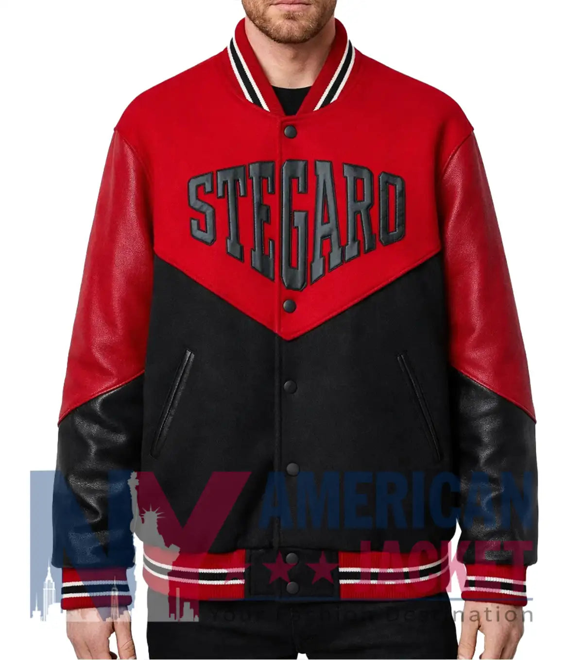 Stegaro Signature Varsity Bomber Jacket