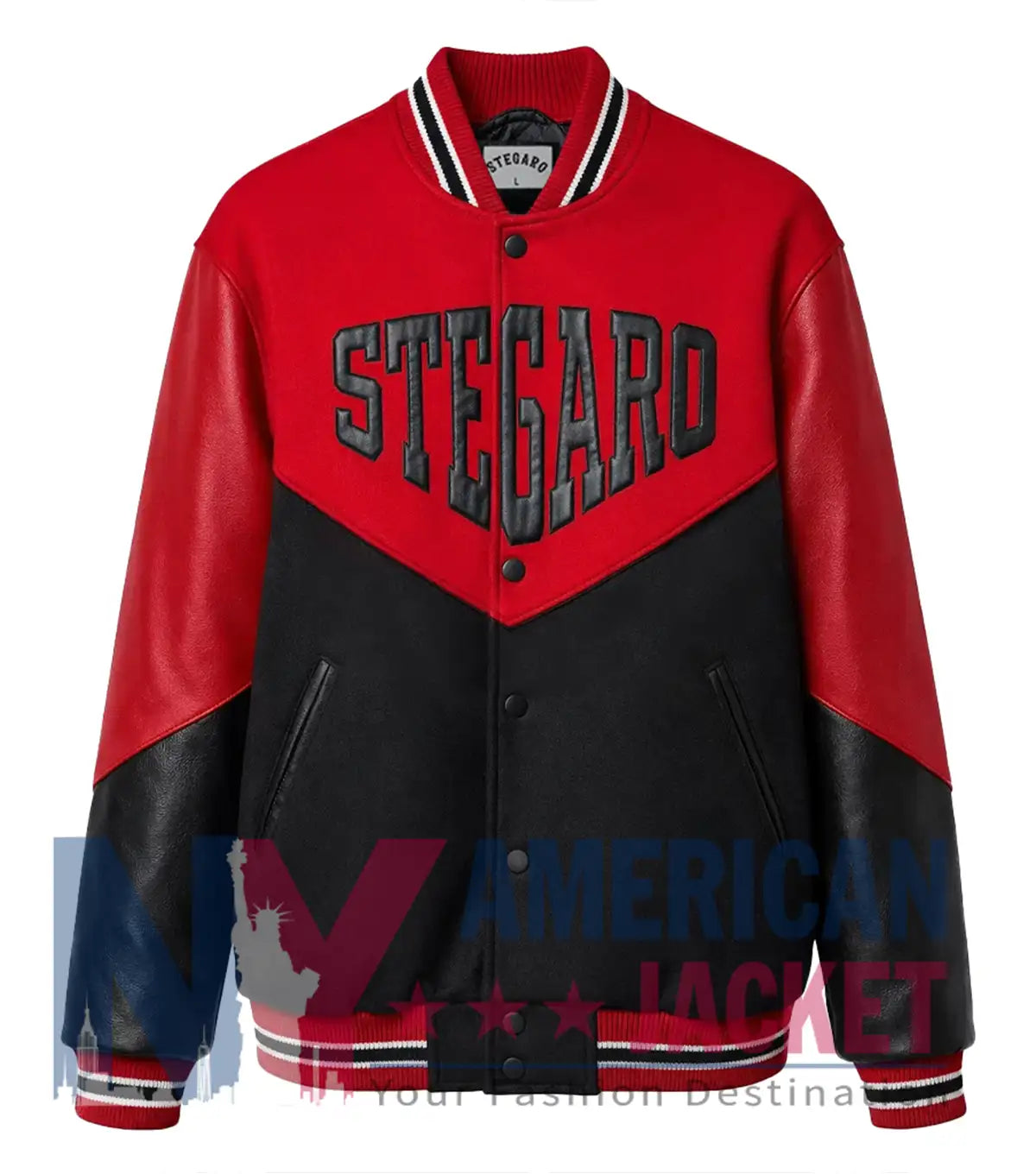 Stegaro Signature Varsity Bomber Jacket