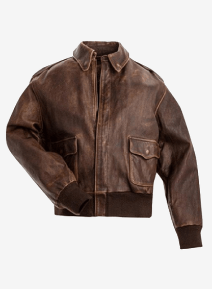 Stranger Things Billy Hargrove Brown Leather Jacket