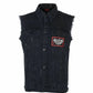 Stranger Things Hellfire Club Black Denim Vest