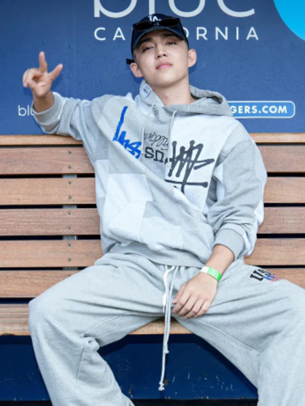 S.Coups Stussy Oversized Hoodie (Recreated Edition)