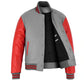 Stylish Red And Grey Lettermen Varsity Jacket