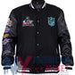 Super Bowl LX 2026 Black Varsity Jacket