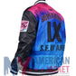 Super Bowl LX 2026 Black Varsity Jacket